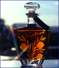 Handgeschliffene Flaschen