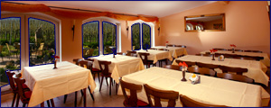 Gastraum mit Veranda